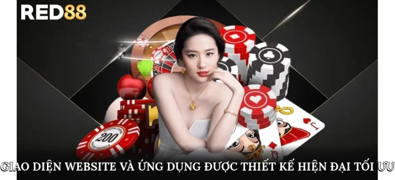Giao diện website và ứng dụng được thiết kế hiện đại, tối ưu